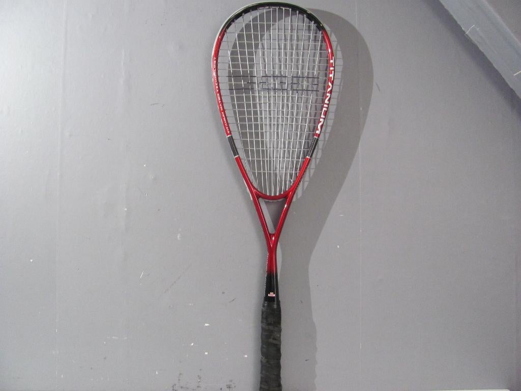 Squashracket van ddc ultra lite titanium quest control, Sport en Fitness, Ophalen of Verzenden, Zo goed als nieuw, Racket