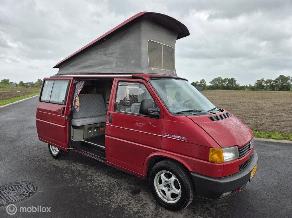 VW California T4 Camper ☆Hefdak, 4 Zitplaatsen, APK 2028, Buscamper of Camperbus, Volkswagen, Bedrijf, 4 tot 5 meter