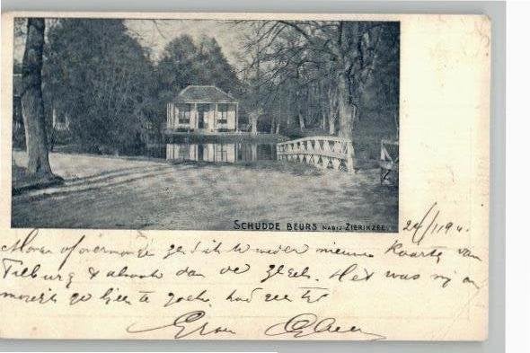 Oude ansichtkaart Schuddebeurs bij Zierikzee st1899 zie info, Verzenden, Voor 1920, Gelopen, Zeeland