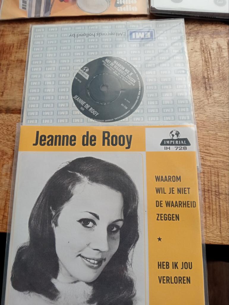 Jeanne de Rooy - waarom wil je niet de waarheid zeggen, Cd's en Dvd's, Vinyl Singles, Ophalen of Verzenden, Zo goed als nieuw