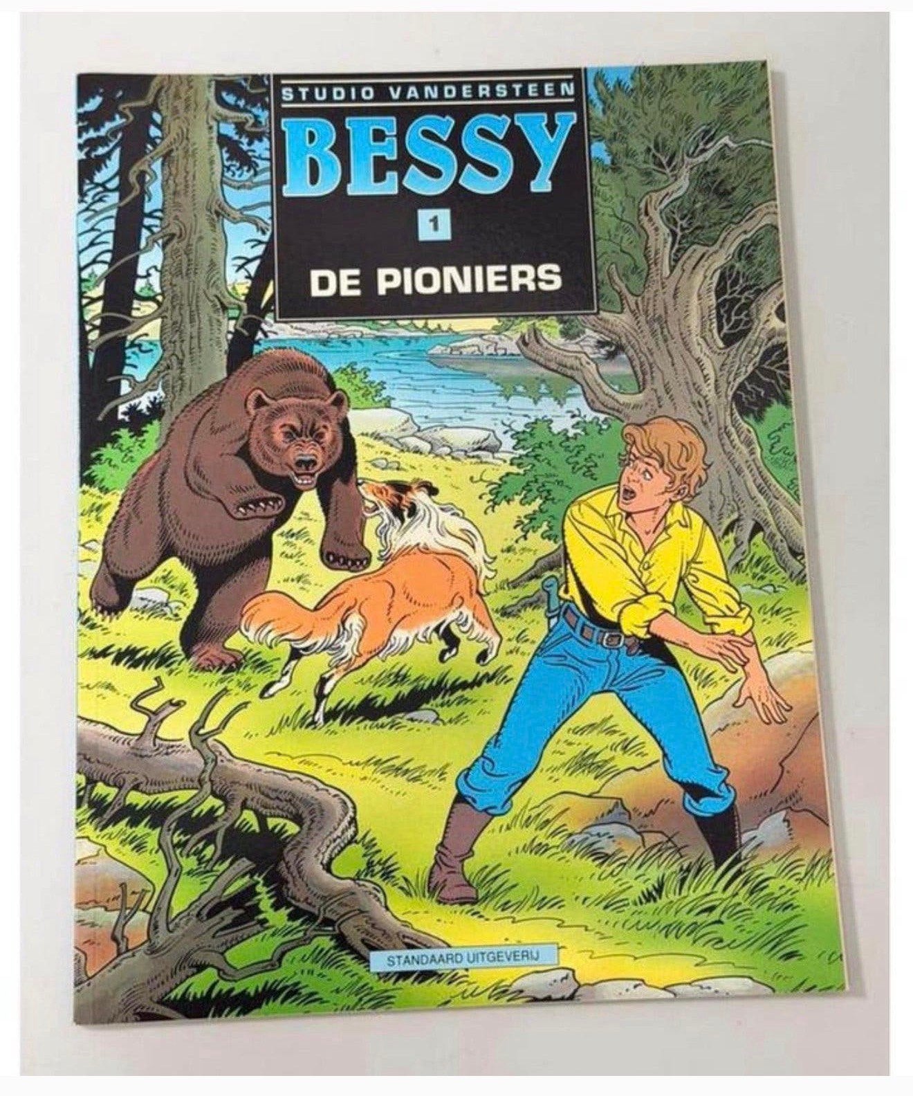 BESSY nr. 1 – De Pioniers | 1e druk 1991 Studio Vandersteen, Boeken, Eén stripboek, Ophalen of Verzenden, Zo goed als nieuw