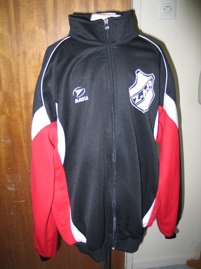 Trainingsjack maat M MASITA, Ophalen of Verzenden, Gedragen, Blauw, Voetbal
