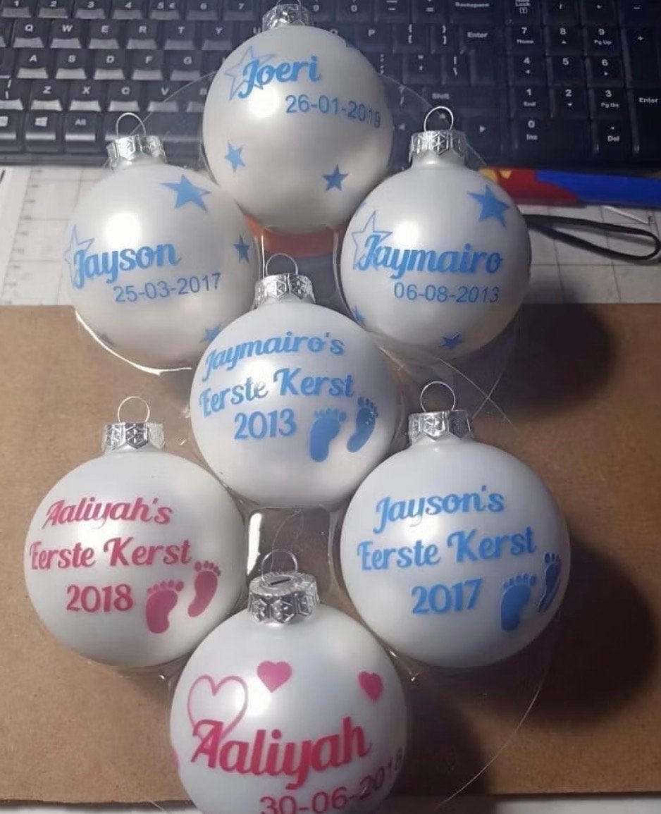 Jou unieke eigen kerstbal, Ophalen of Verzenden, Nieuw