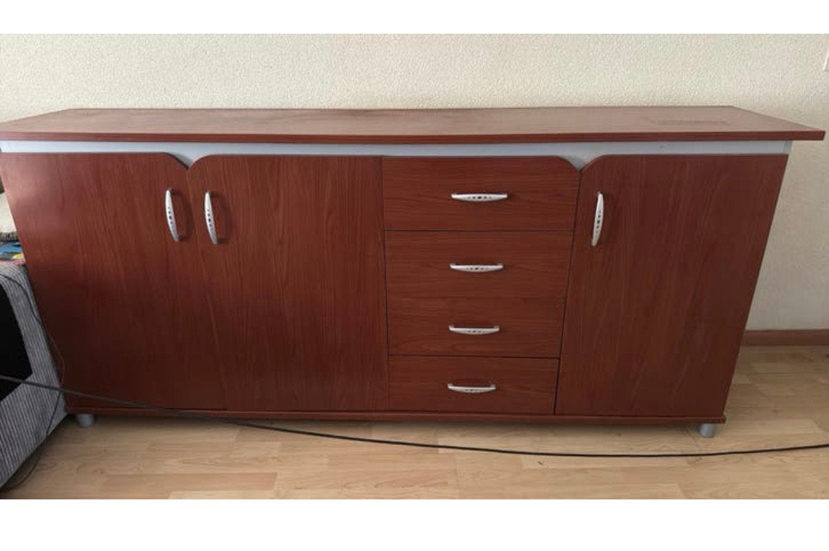 Dressoir kersenhout- ruime opbergmogelijkheden, Ophalen, Zo goed als nieuw, 200 cm of meer, Kersenhout