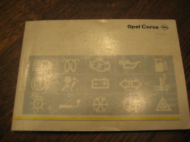 Instructieboekje opel corsa 1996, Ophalen of Verzenden