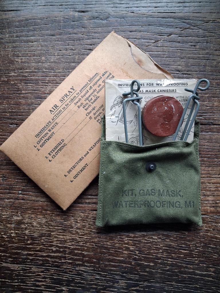 Kleine partij antigasmasker US WW2, Ophalen of Verzenden, Landmacht, Amerika, Overige typen