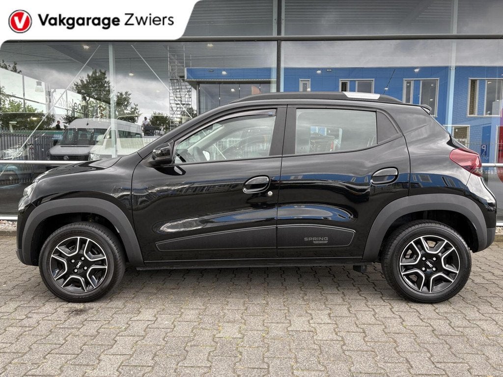 Dacia Spring Expression 27 kWh SOH 92%|Navigatie|Camera|PDC|, Auto's, Dacia, Gebruikt, Parkeersensor, Zwart, 45 pk