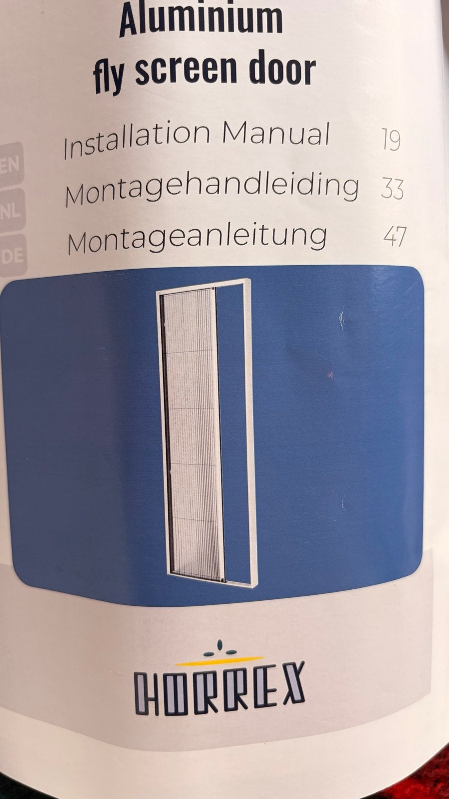 Horrex plissé hordeur caravan 175cm, Ophalen, Nieuw