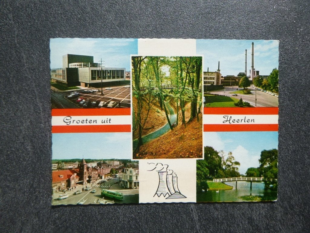 Heerlen, groeten uit/panorama 1972, Verzenden, 1960 tot 1980, Gelopen, Limburg