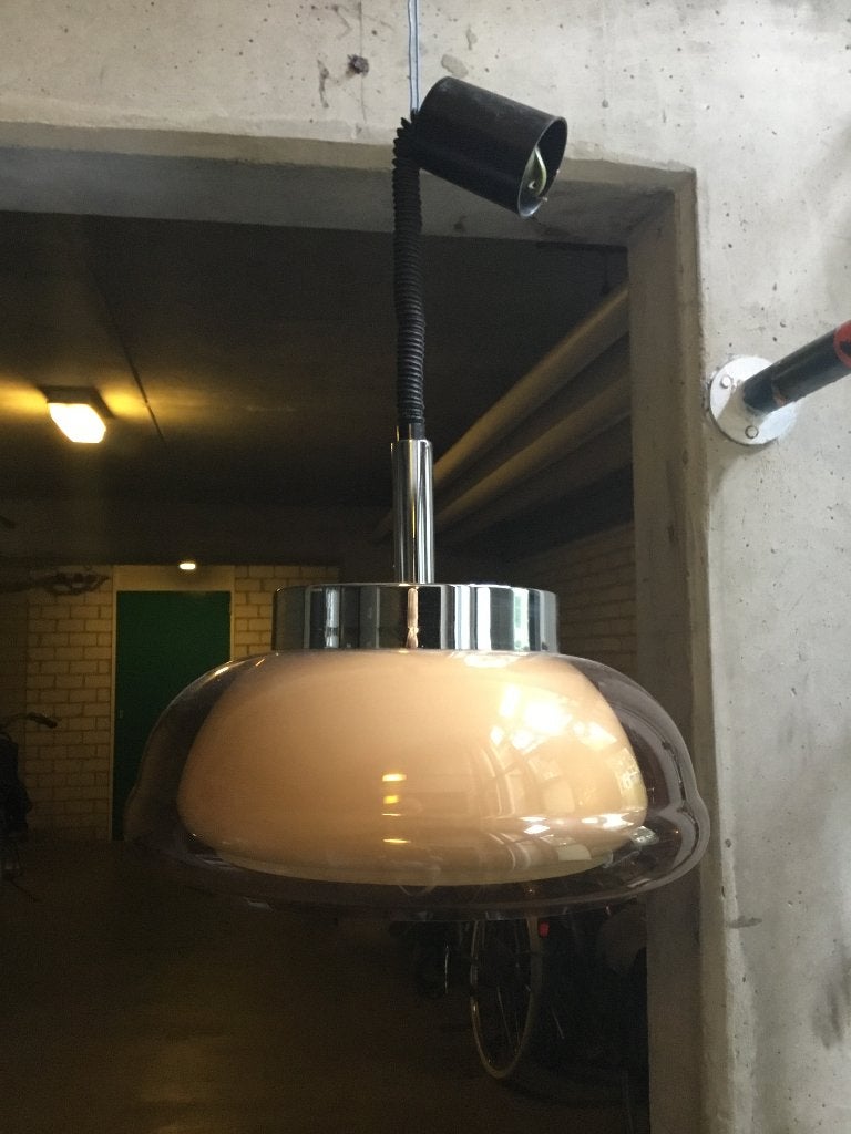 Herda hanglamp, Ophalen of Verzenden, Gebruikt, Kunststof, E27 (groot)