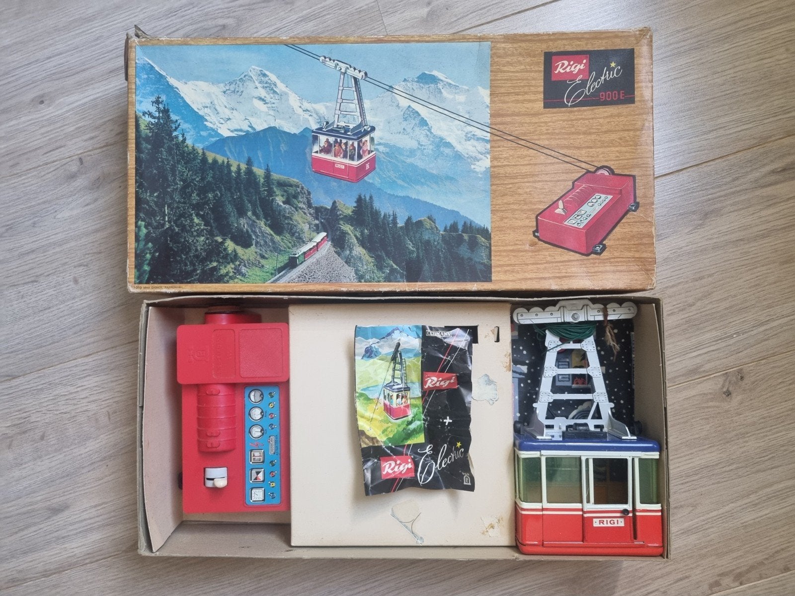 Antiek Lehmann speelgoed Rigi kabelbaan.
Nieuwstaat., Ophalen of Verzenden