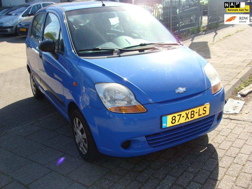 Chevrolet Matiz 0.8 Spirit st bekr elek pak nap apk, Auto's, Voorwielaandrijving, Gebruikt, Blauw, Origineel Nederlands
