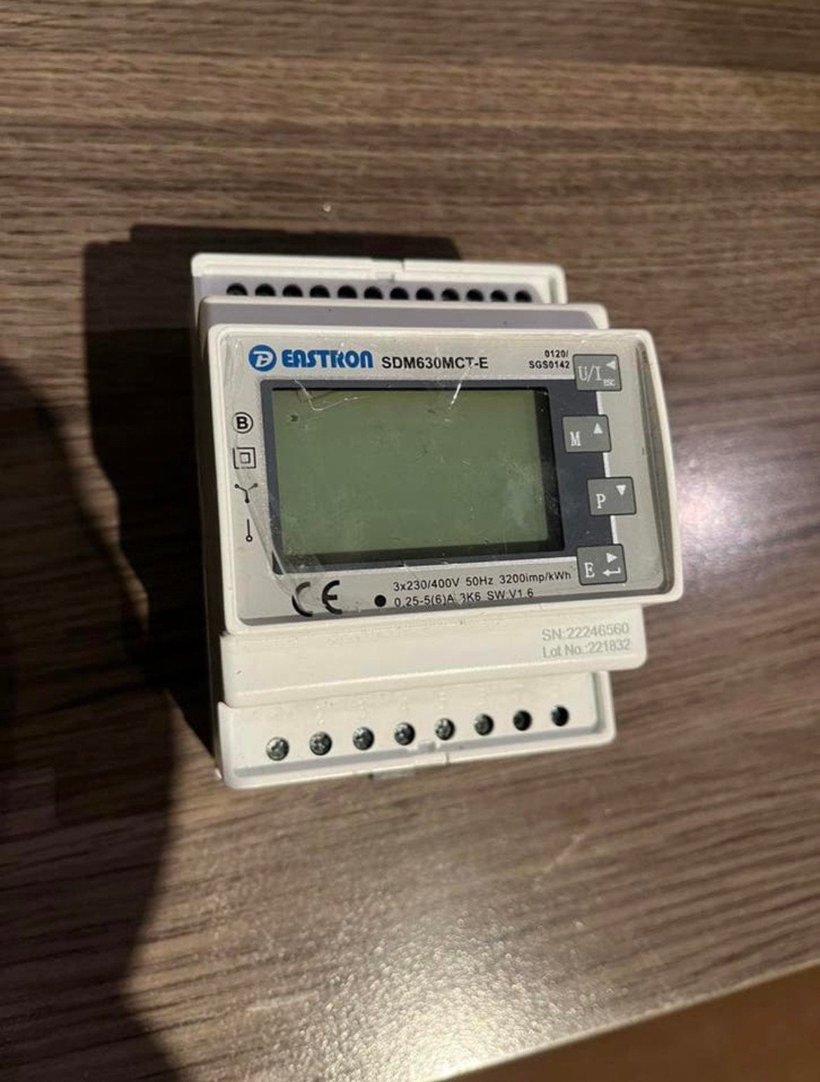 Te koop Eastron SDM 630 MCT-E v2 kwh meter, Ophalen of Verzenden, Zo goed als nieuw