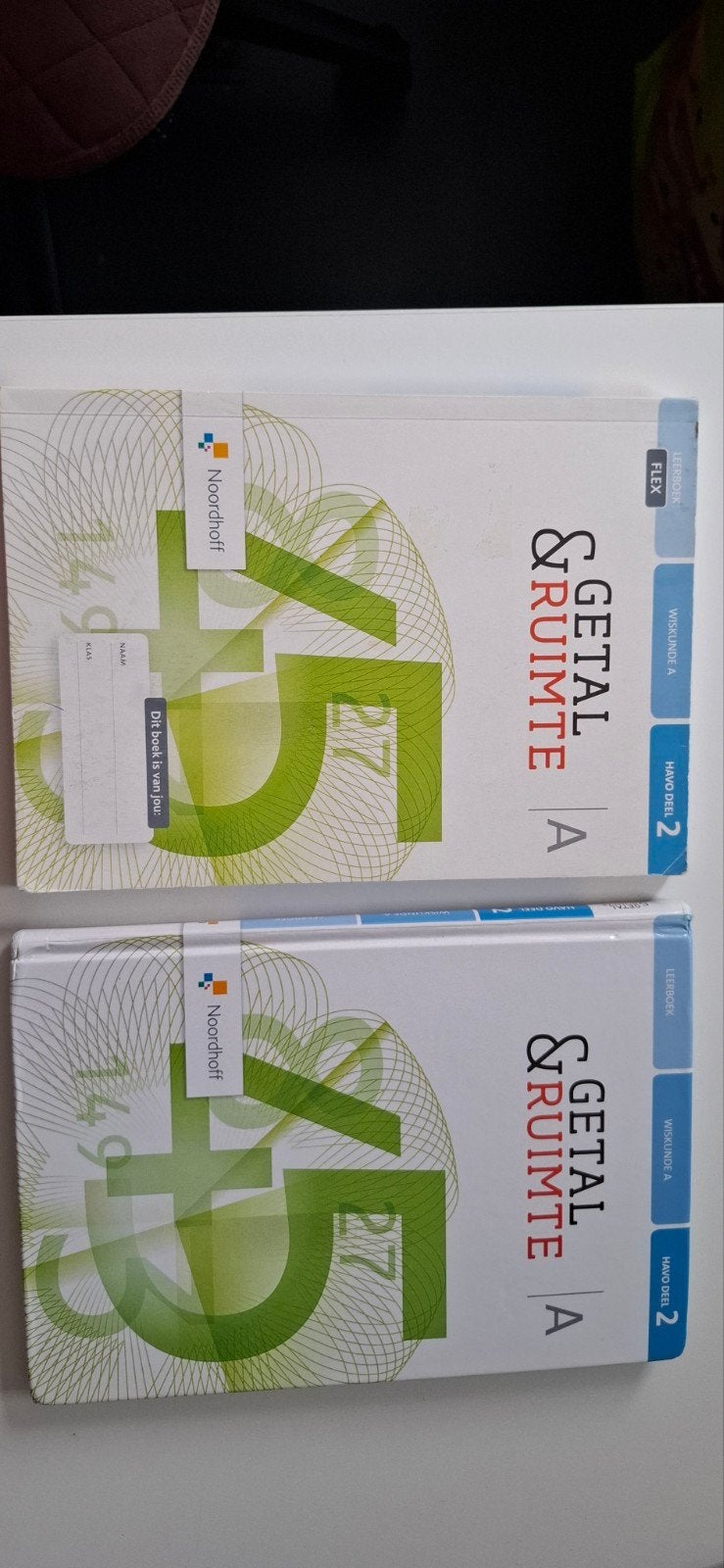 Getal & Ruimte A Wiskunde HAVO deel 2 Leerboek, Boeken, Schoolboeken, Gelezen, Wiskunde A, Noordhoff, HAVO