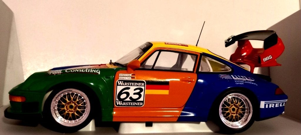 1/18 Porsche 911 993 GT2 Evo IMSA 1998 UT Models, Ophalen of Verzenden, Zo goed als nieuw, Auto, UT Models