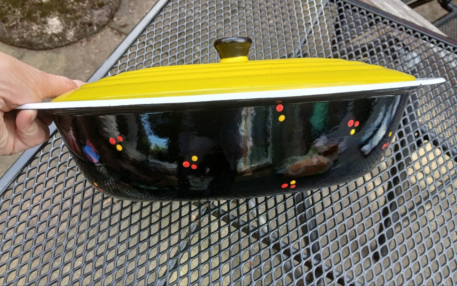 Vintage Dru confetti pan, Ophalen of Verzenden