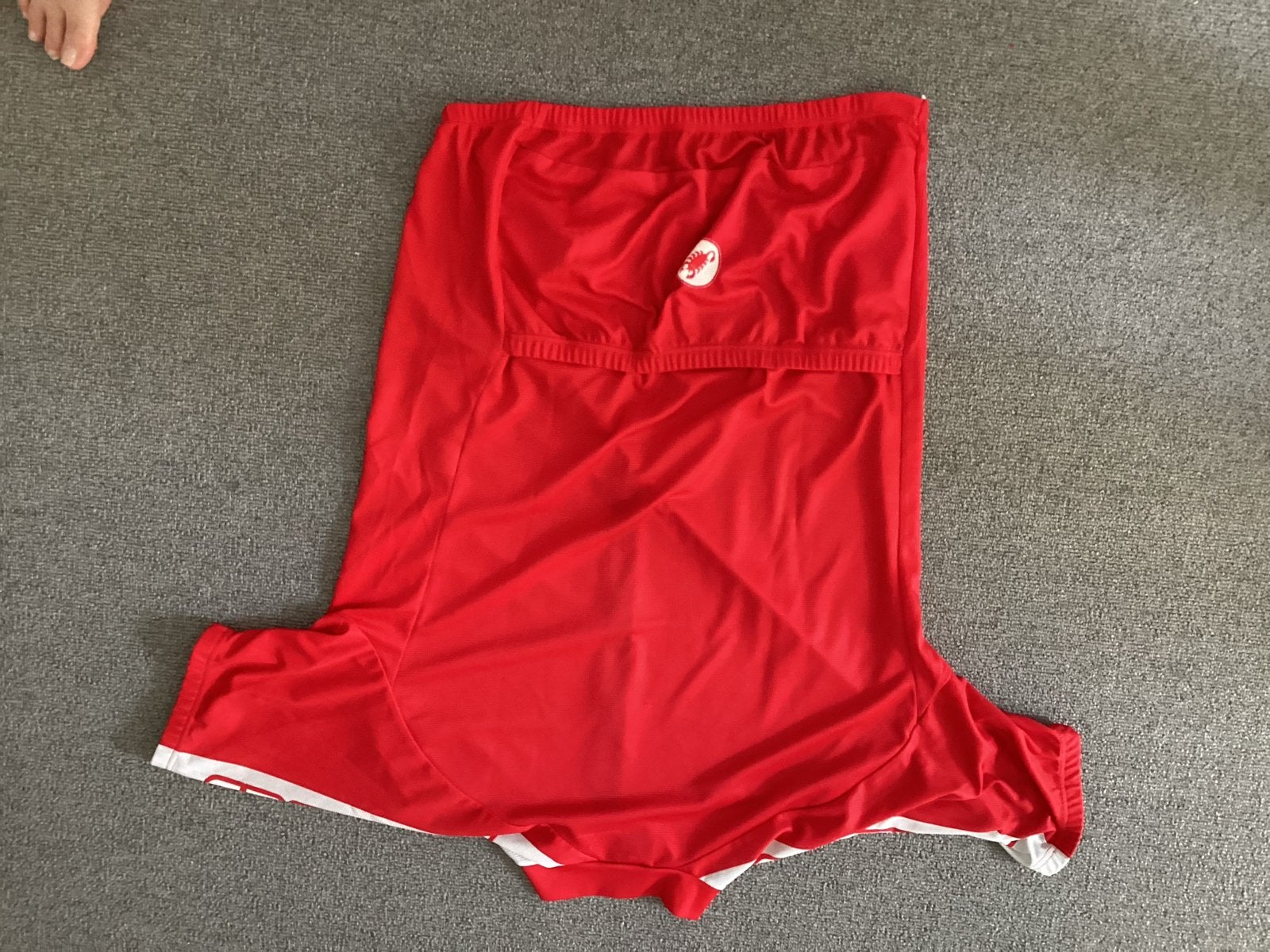 Wielrenshirt Castelli XXL Rood - gedragen, Ophalen of Verzenden, Zo goed als nieuw, Kleding