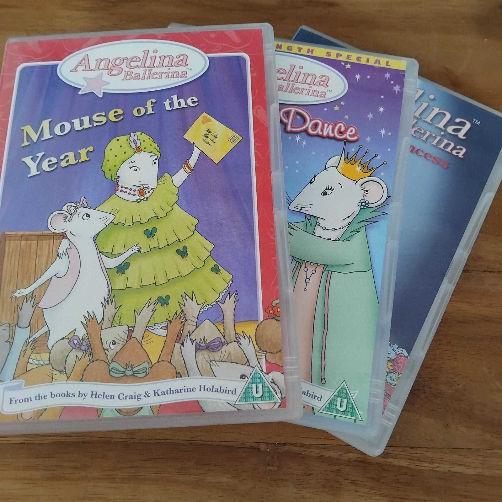 Angelina Ballerina (English dvds), Alle leeftijden, Ophalen of Verzenden, Zo goed als nieuw