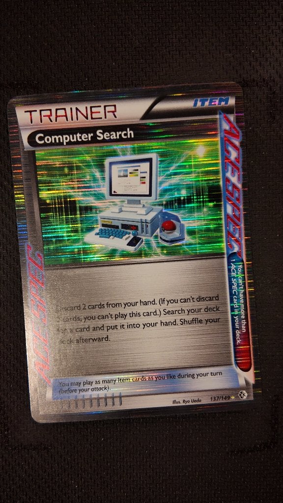 Computer Search 1 137 Boundaries Crossed | Pokemon kaart, Ophalen, Zo goed als nieuw, Losse kaart, Foil