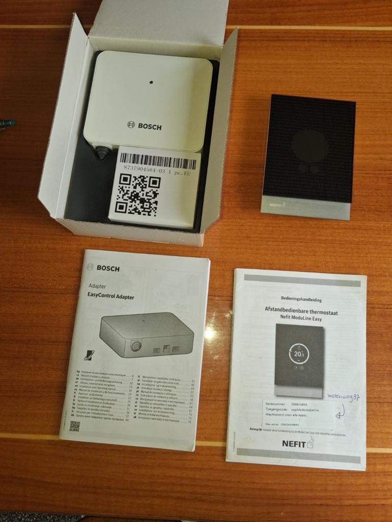 Bosch EasyControl Adapter & Nefit ModuLine Easy Thermostaat, Ophalen of Verzenden