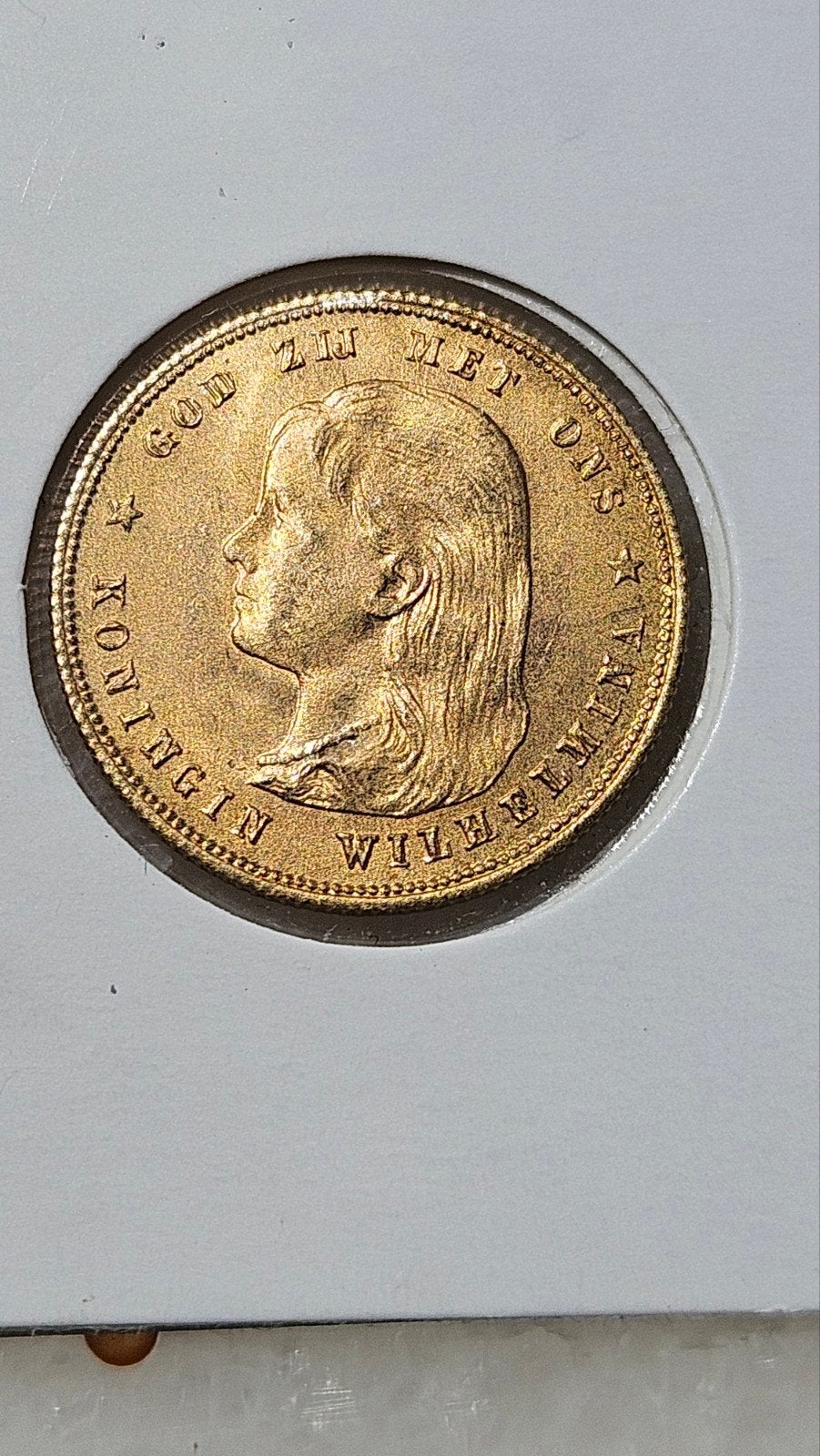 Gouden tientje 1897, Ophalen of Verzenden, Koningin Wilhelmina, 10 gulden, Goud