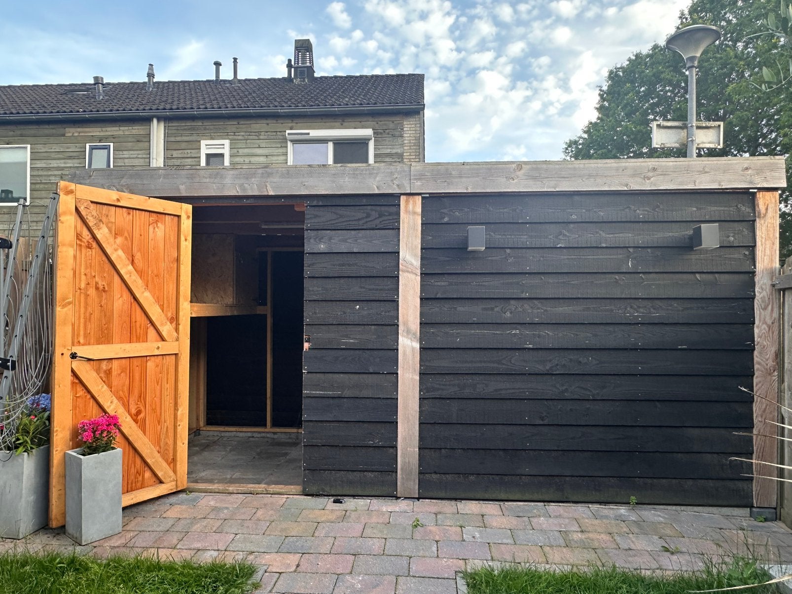 Schuur (Douglas hout), Tuin en Terras, Tuinhuizen, Ophalen, 200 tot 400 cm, 250 tot 500 cm, Schuur