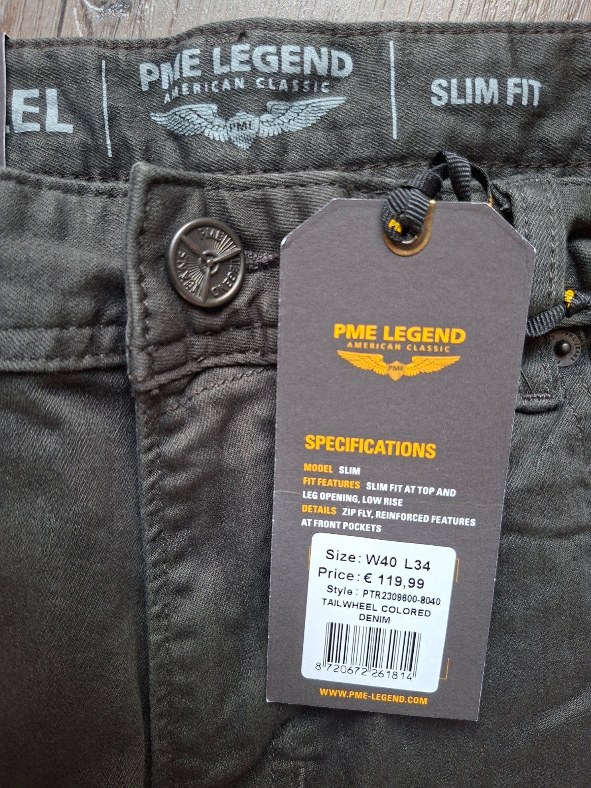 PME LEGEND Tailwheel jeans W40 L34 3 voor €149,95, Overige kleuren, Nieuw, Ophalen of Verzenden, W40 - W42 (confectie 56/58)