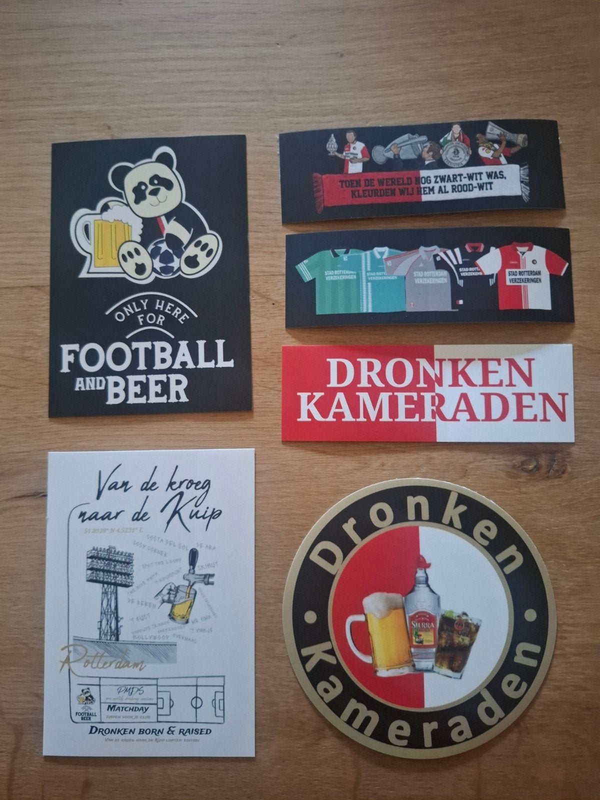 Feyenoord stickers dk, Ophalen of Verzenden, Zo goed als nieuw, Feyenoord, Poster, Plaatje of Sticker