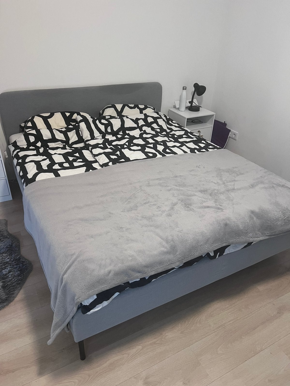 Bed en matras IKEA, Ophalen, Overige materialen, Gebruikt, Tweepersoons