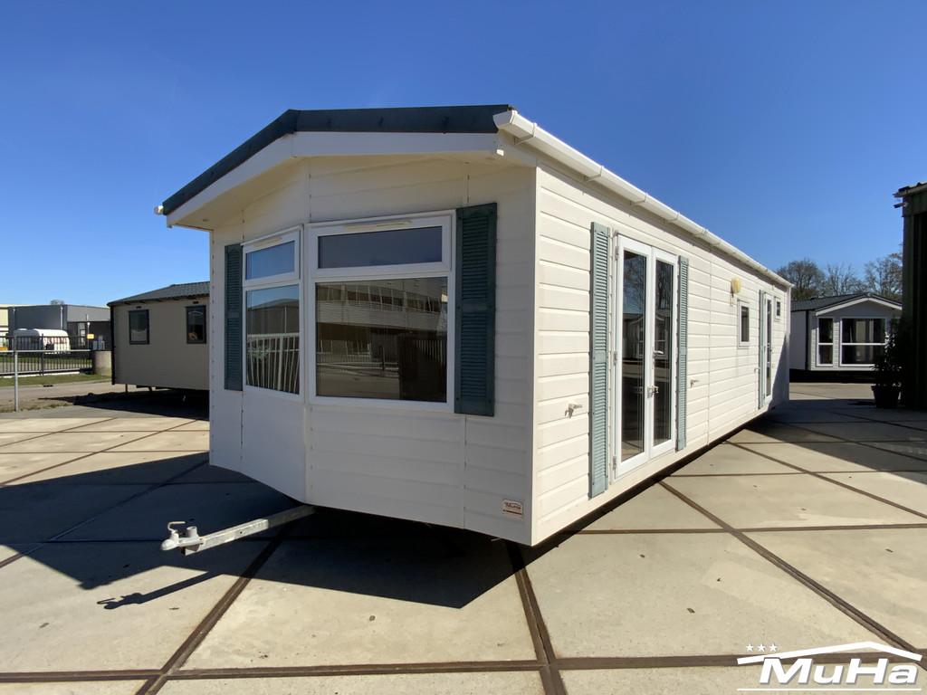 AMS Chalet DG 11.40 x 3.70 , 3 Slaapkamers, Tot en met 4