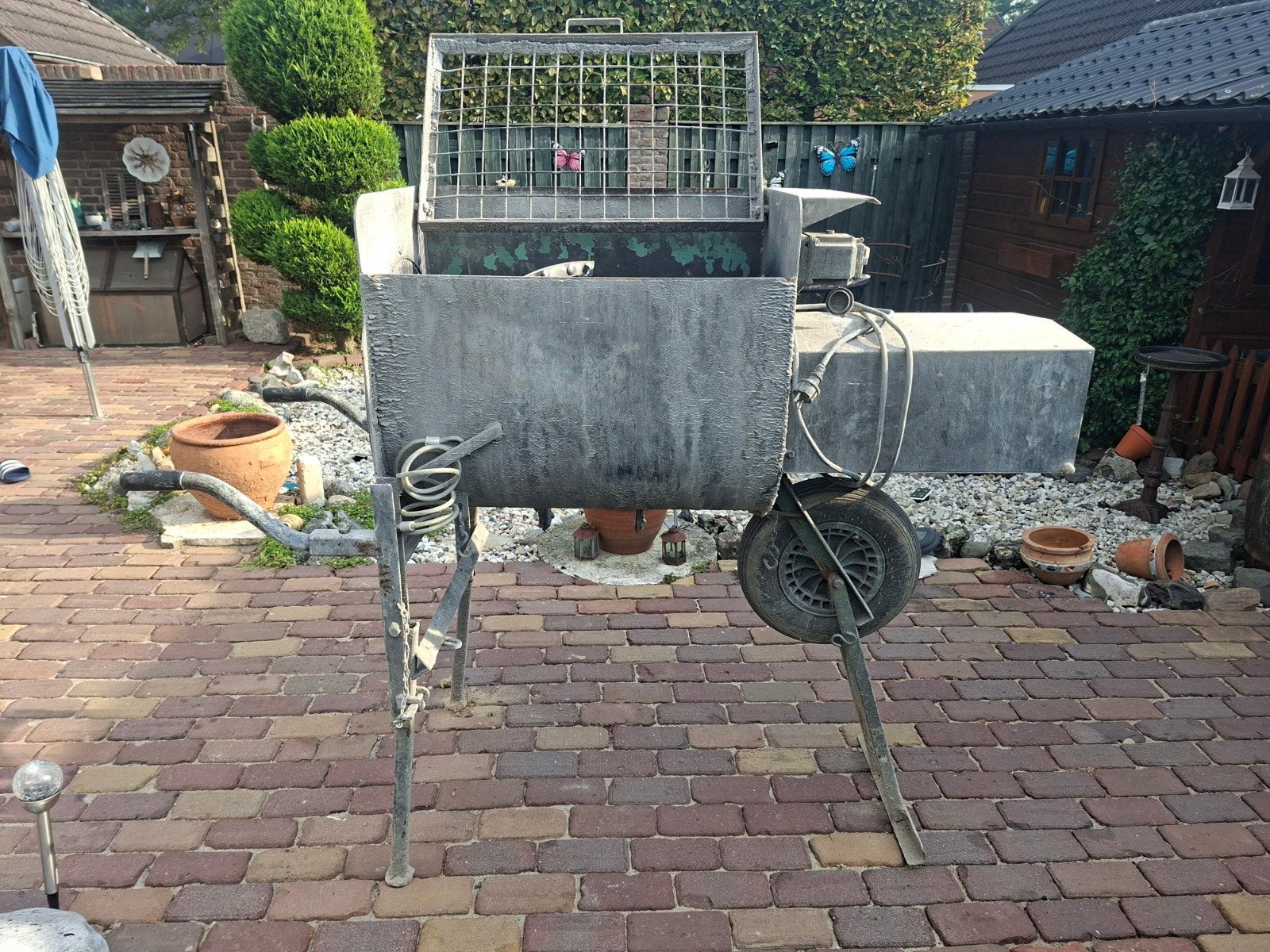 Professionele voegmolen / cementmixer, Ophalen of Verzenden, Gebruikt