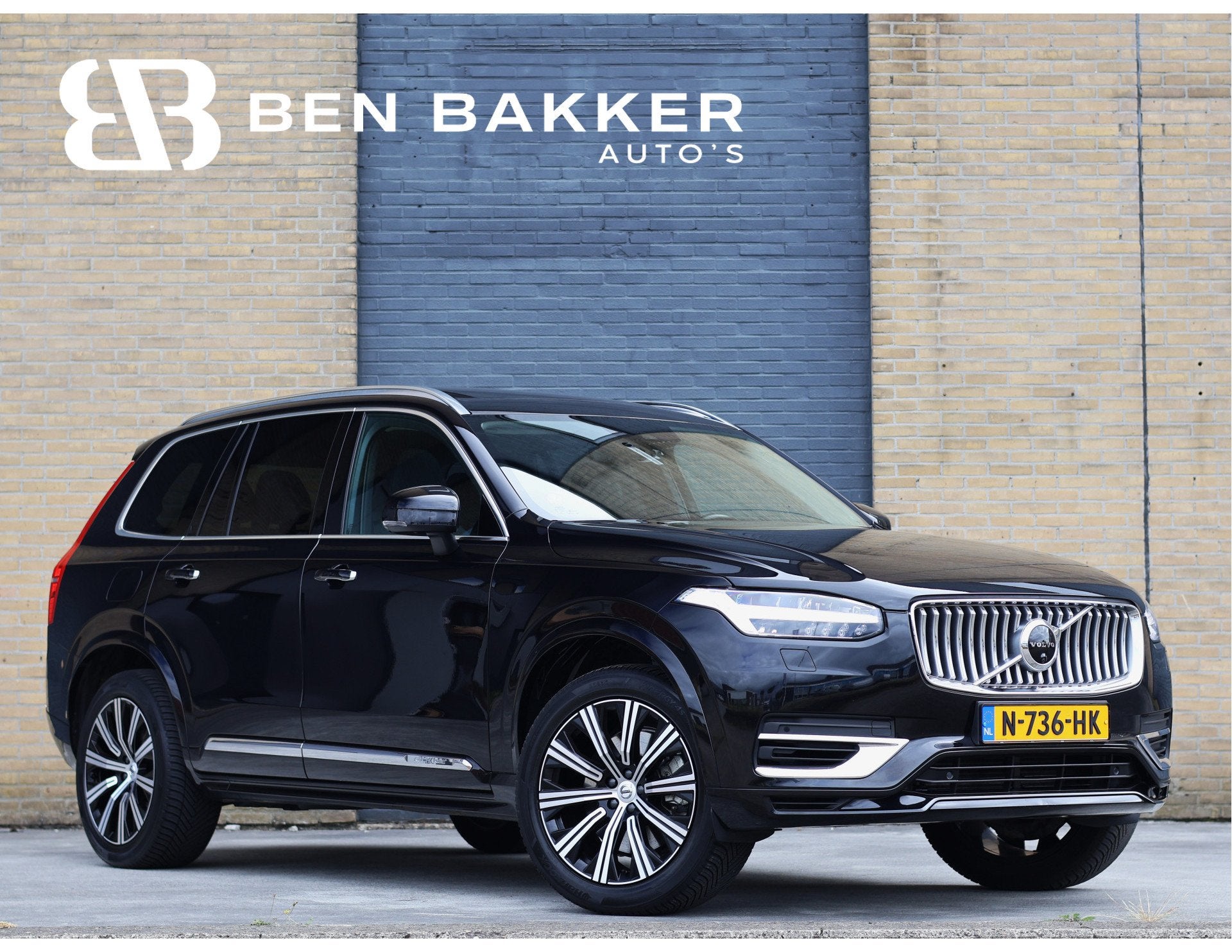 Volvo XC90 2.0 T8 Recharge AWD Inscription 7p. Pano | Harman, Gebruikt, 4 cilinders, 7 stoelen, Zwart