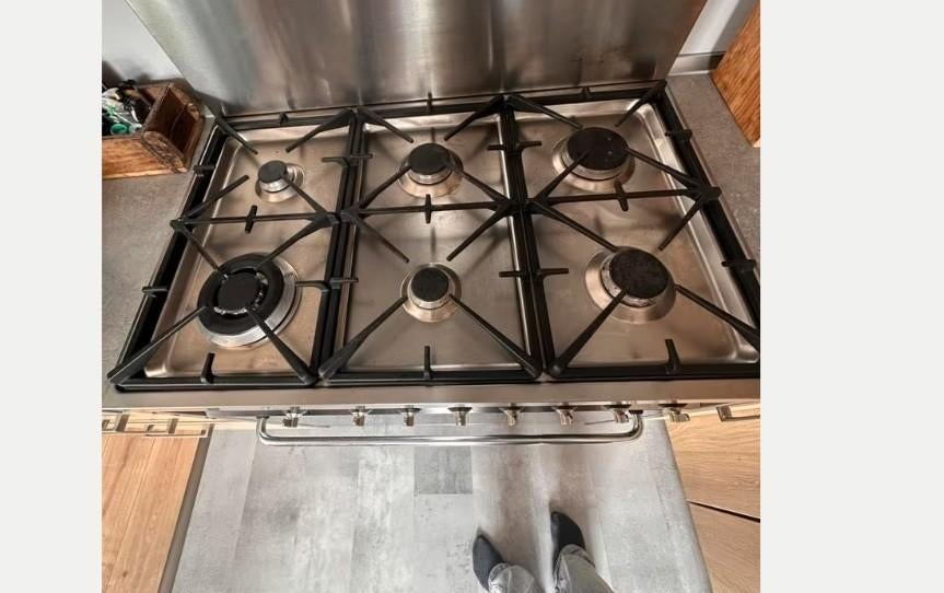 Smeg fornuis met oven, Witgoed en Apparatuur, Fornuizen, Ophalen, Gebruikt, 60 cm of meer, Gas