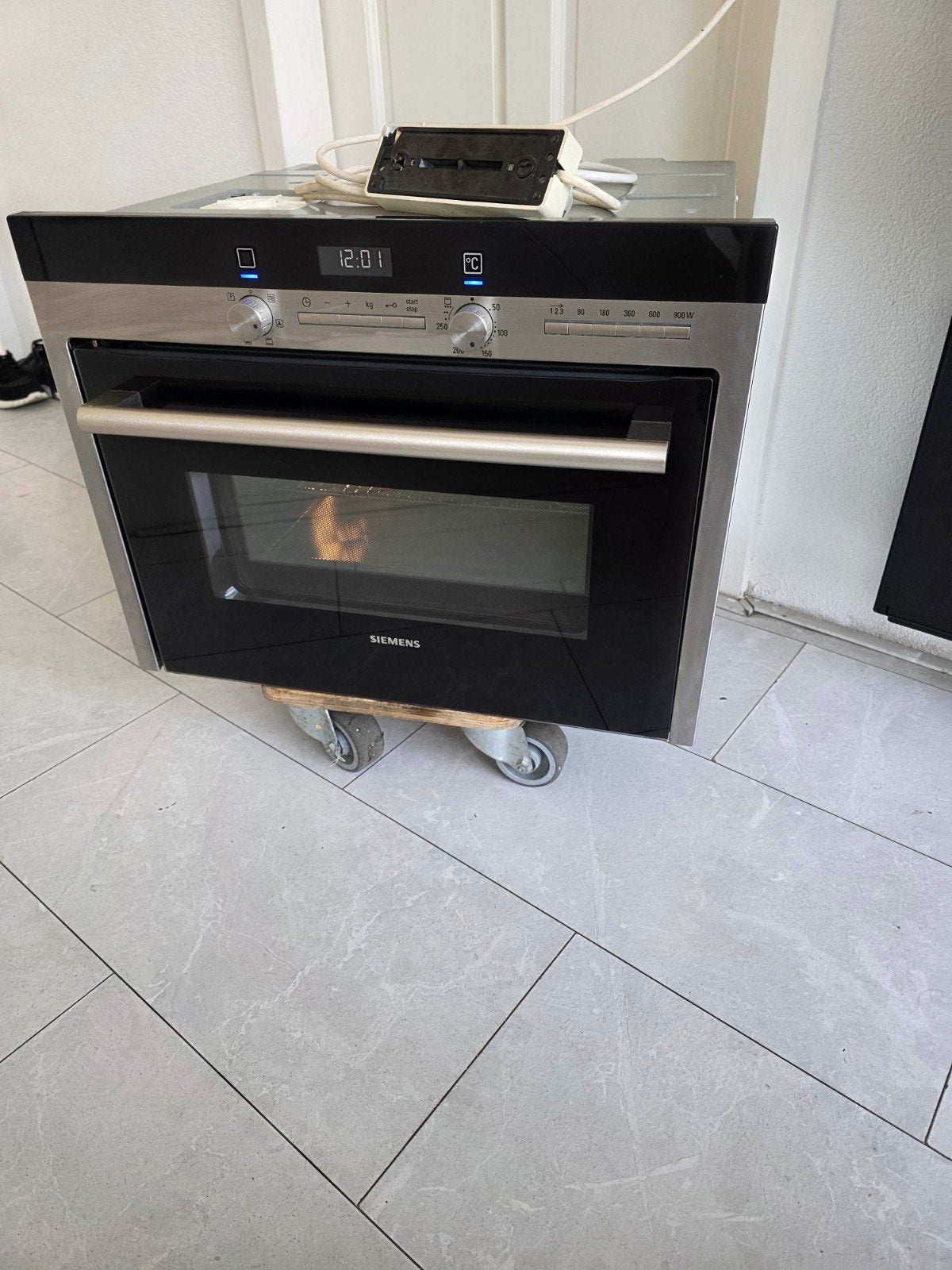 Siemens Inbouw Combi-magnetron - 45x60 cm, Perfect Werkend, Ophalen, Minder dan 45 cm, 60 cm of meer, Siemens