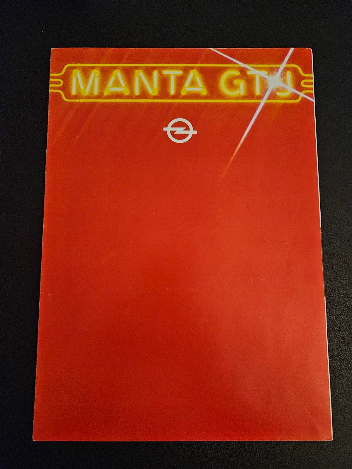 Brochure Opel Manta GT-J, Boeken, Ophalen of Verzenden, Zo goed als nieuw, Opel
