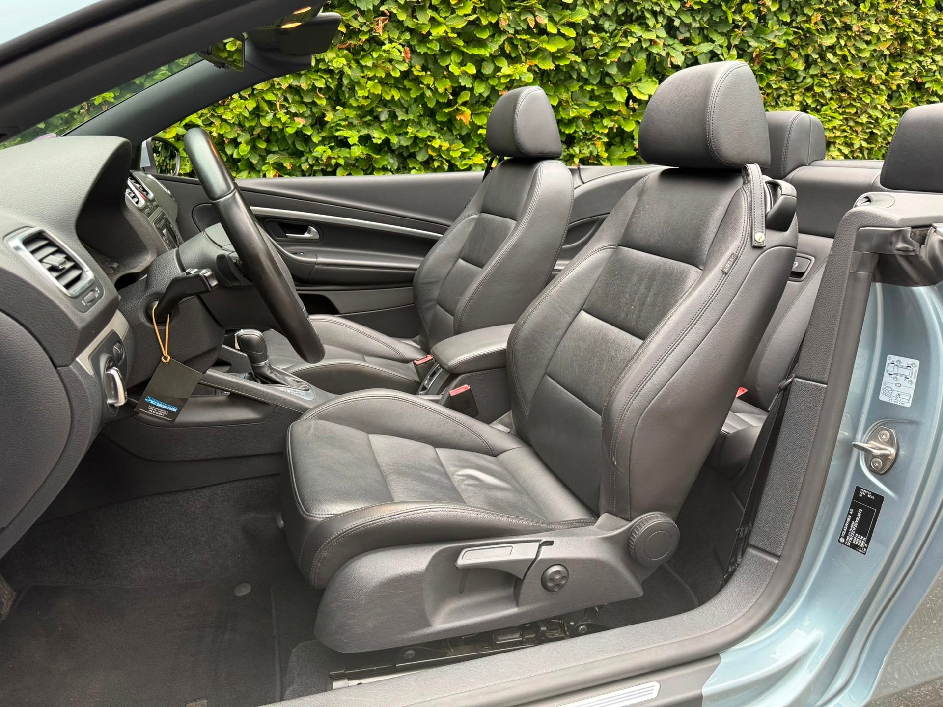 Volkswagen Eos 2.0 TSI Highline I Automaat I Leer, Gebruikt, Zwart, 4 cilinders, Leder