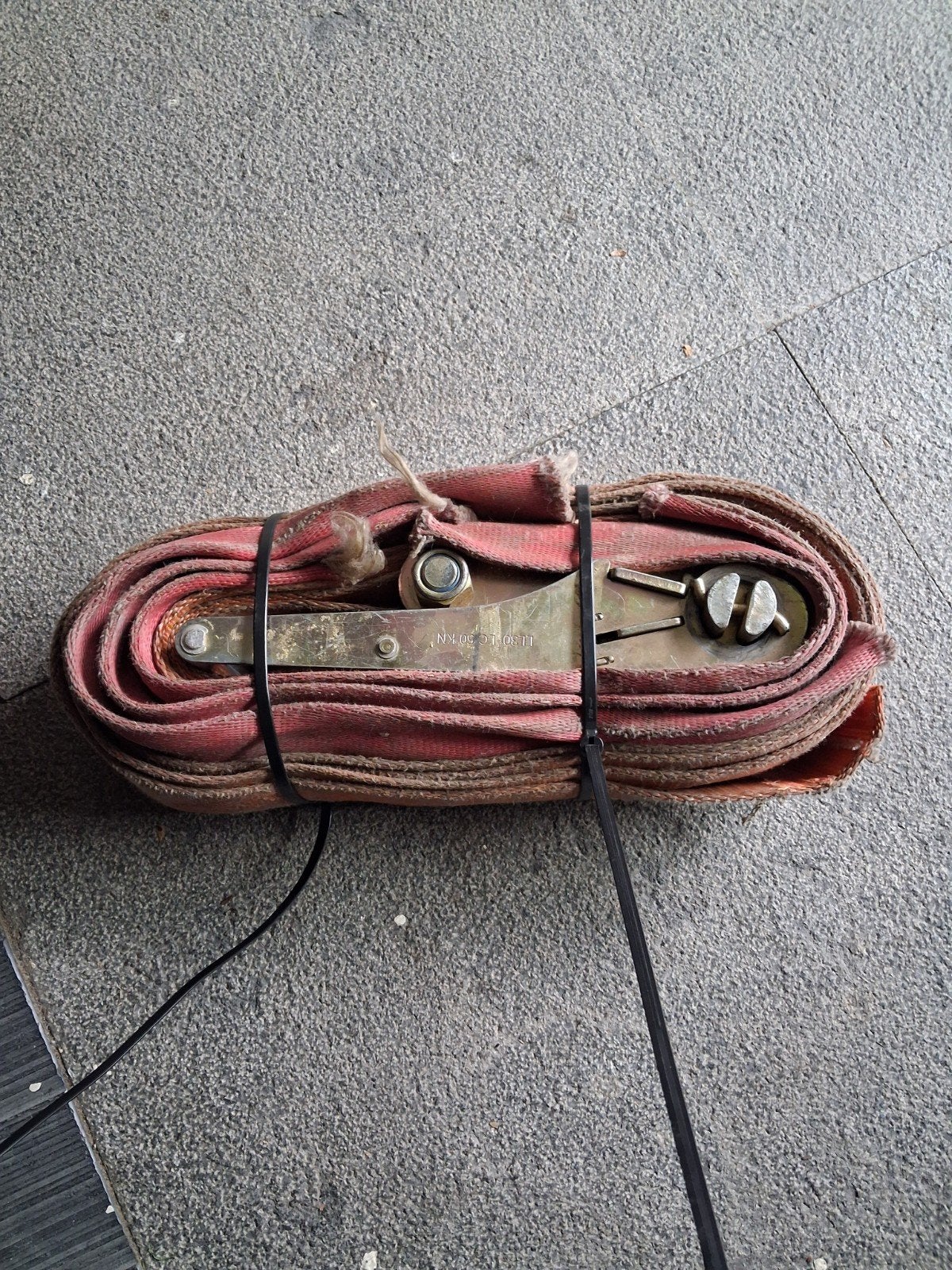 10 ton spanband., Ophalen