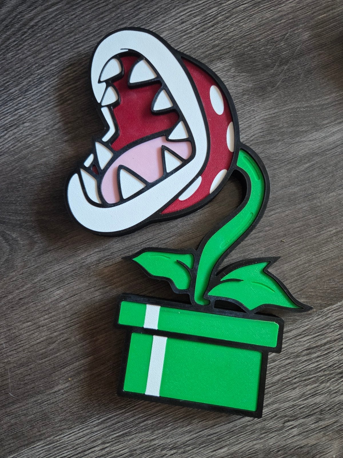 Piranha Plant Super Mario decoratie met ophangsysteem, Ophalen of Verzenden, Nieuw