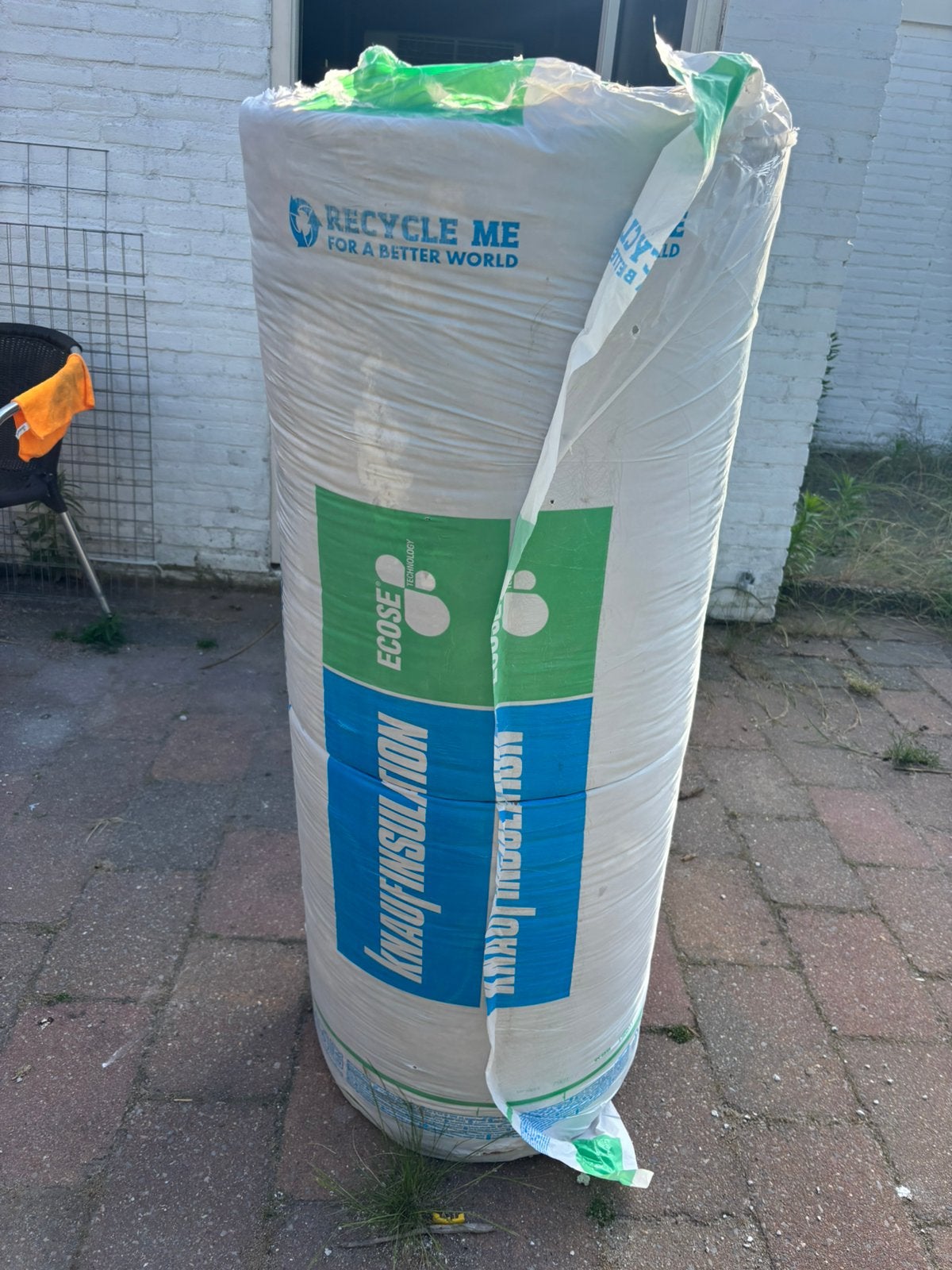 Knauf isolatierol, Doe-het-zelf en Verbouw, Isolatie en Afdichting, Ophalen, 4 tot 8 cm, Nieuw, Minder dan 5 m²