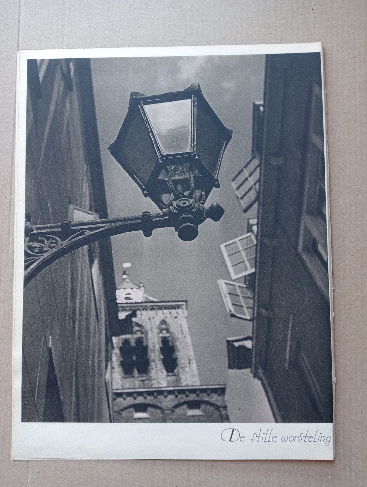 Piet Marree Fotoprent 'De stille worsteling', Antiek en Kunst, Verzenden