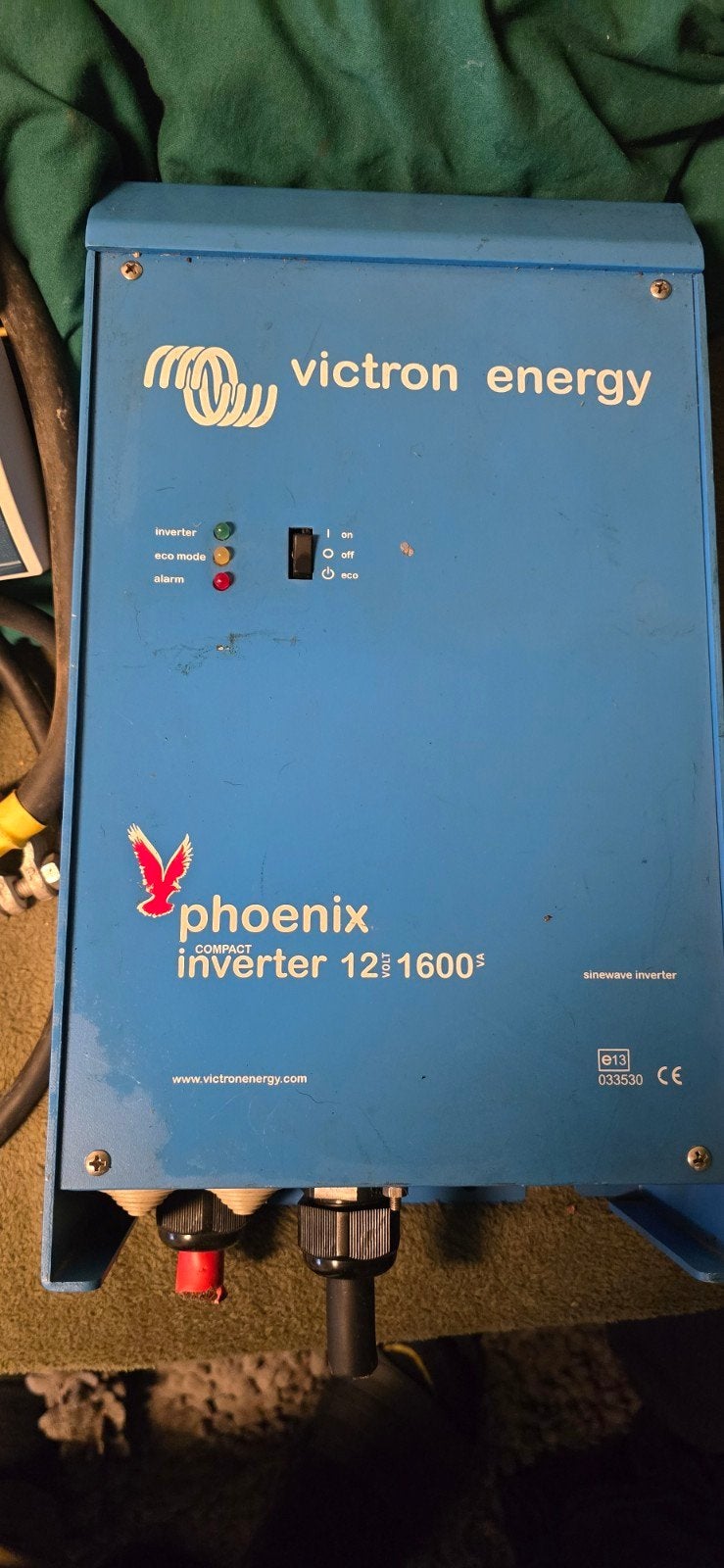 victron phoenix  12/1600omvormer, Ophalen, Gebruikt