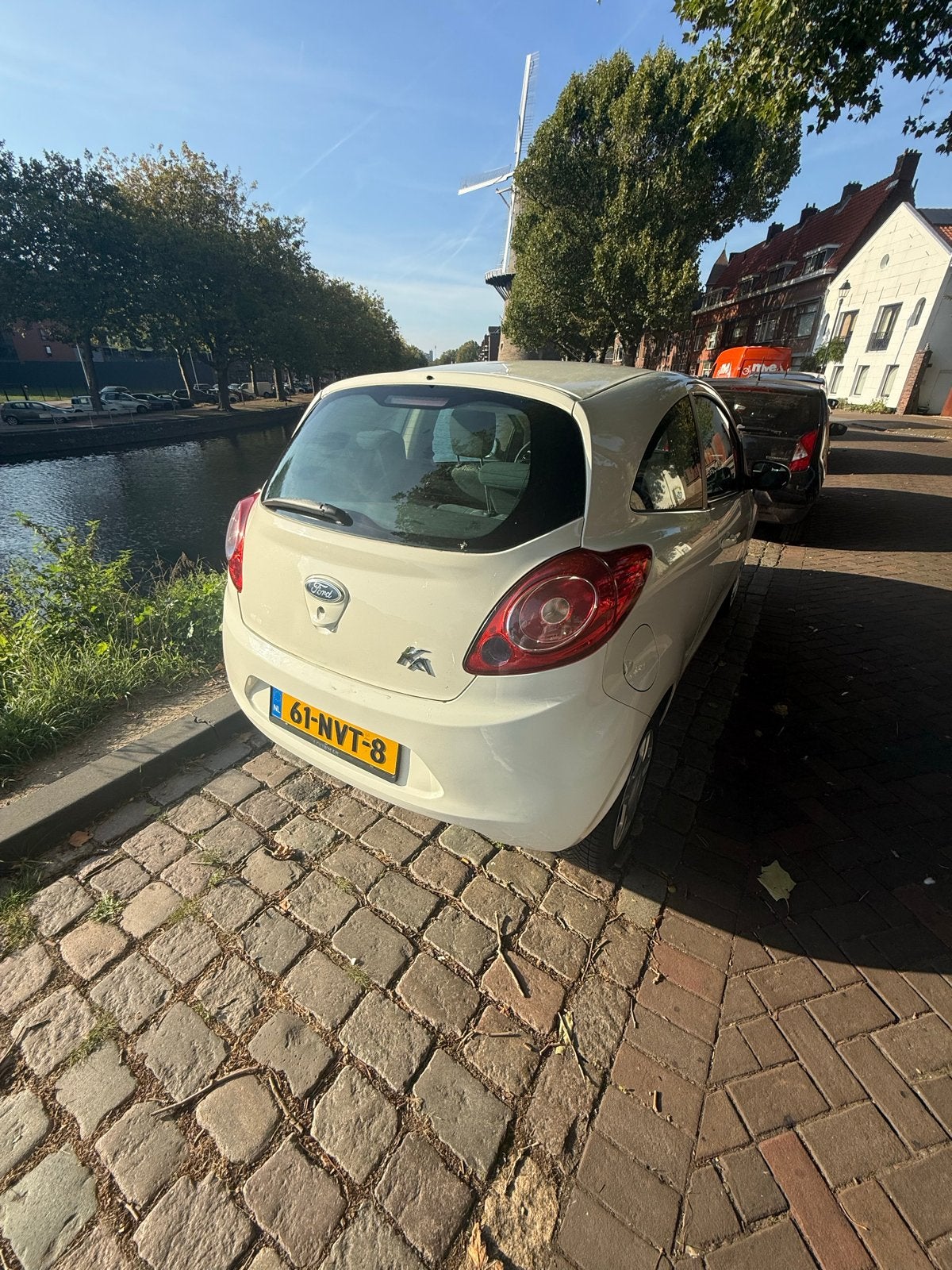 Ford Ka 1.2 69pk 2010 Wit, Auto's, Voorwielaandrijving, 1242 cc, 4 cilinders, 4 stoelen