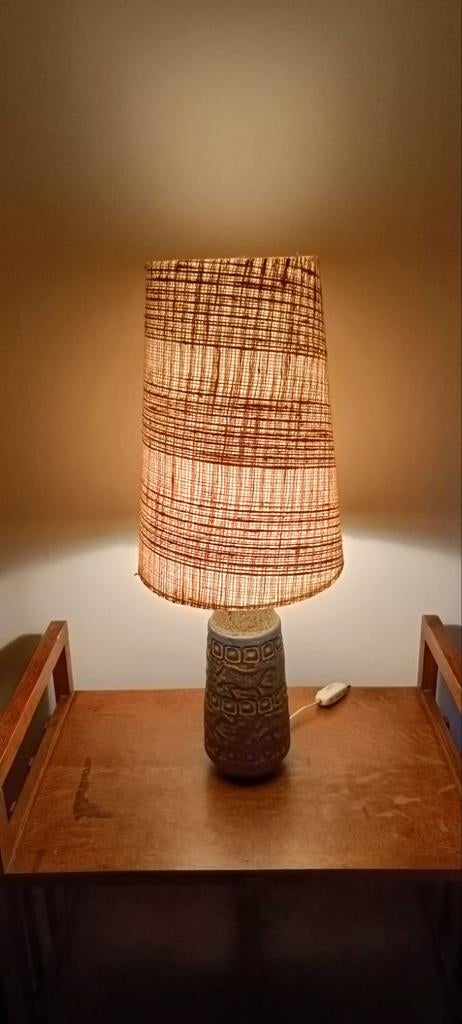 Vintage West Germany Tafellamp met Originele Kap, Ophalen
