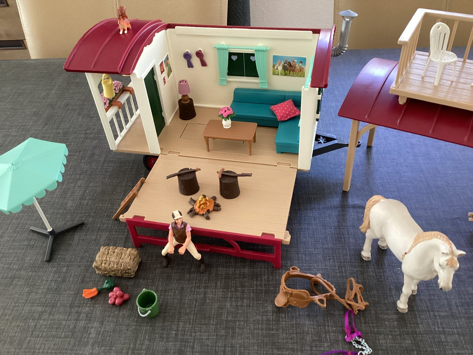 Schleich caravan, Ophalen of Verzenden, Zo goed als nieuw, Jongen of Meisje