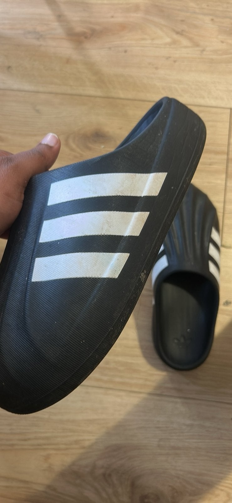Adidas superstar mule, Ophalen of Verzenden, Zo goed als nieuw, Zwart
