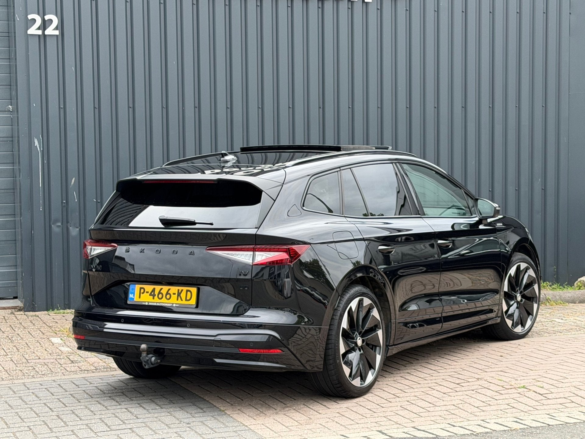 Skoda Enyaq iV 80 Sportline|Soh 90%|Panoramadak|Trekhaak Weg, Auto's, Skoda, Automaat, Automatische klimaatregeling, Achterwielaandrijving