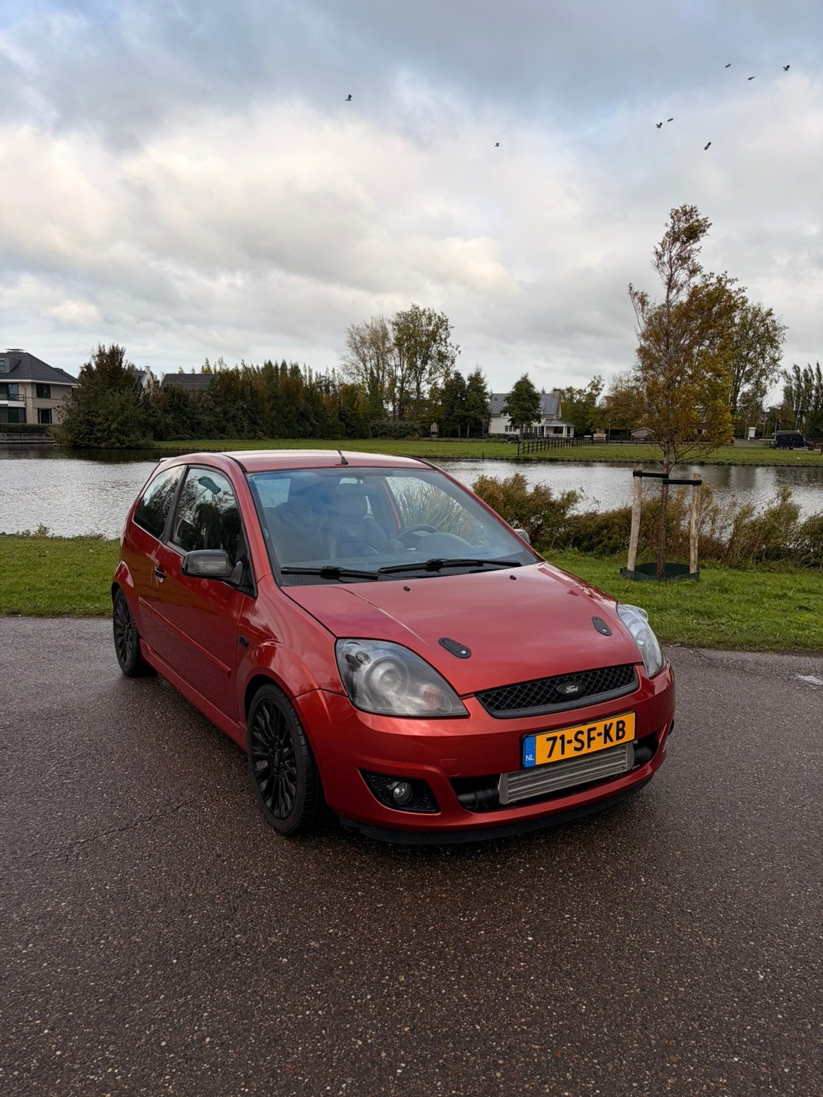 Ford Fiësta 2005 2.0 ST Turbo 250pk, Voorwielaandrijving, Zwart, 4 cilinders, 995 kg