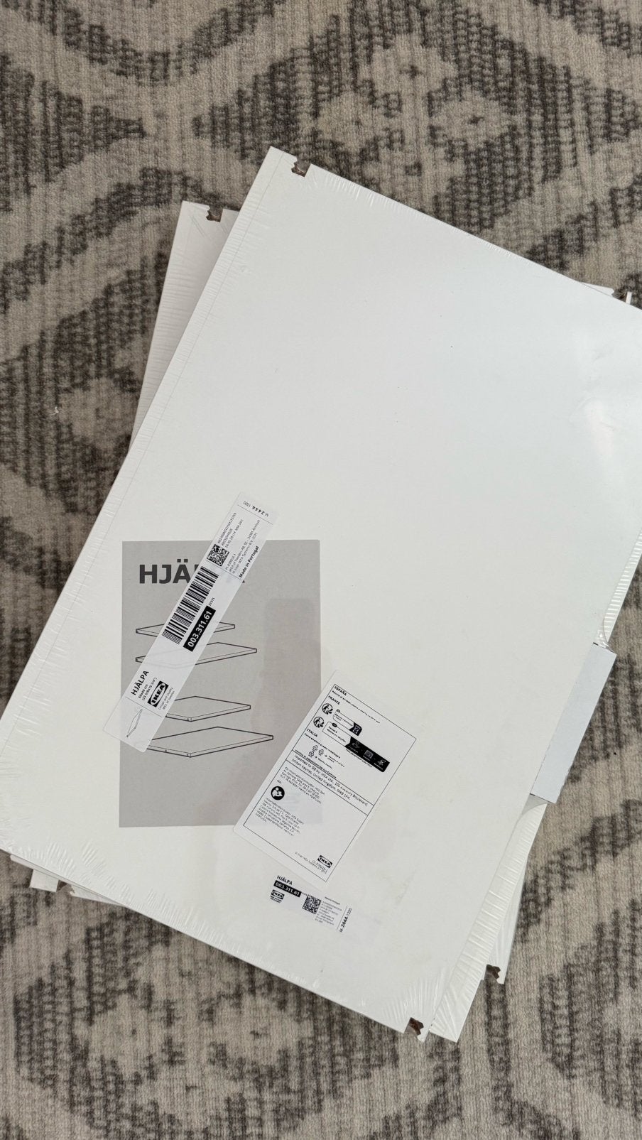 3x IKEA HJÄLPA planken – wit – nieuw (voor PLATSA systeem), Ophalen, Nieuw