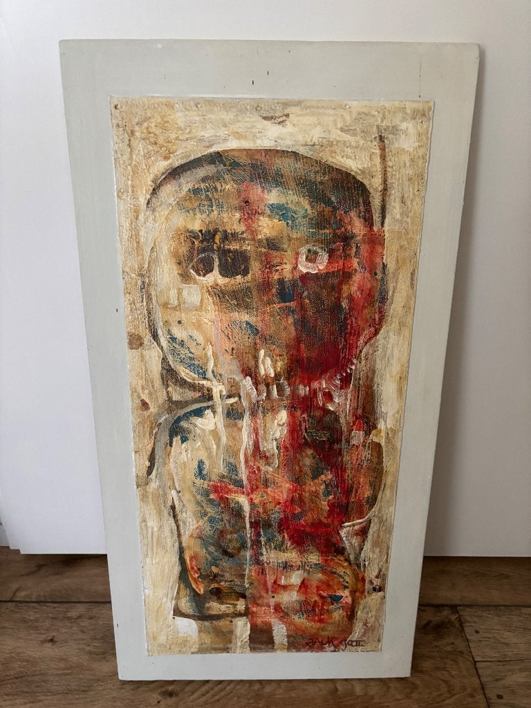 Schilderij jack Harden, Antiek en Kunst, Ophalen of Verzenden, Overige materialen, Gesigneerd, Abstract