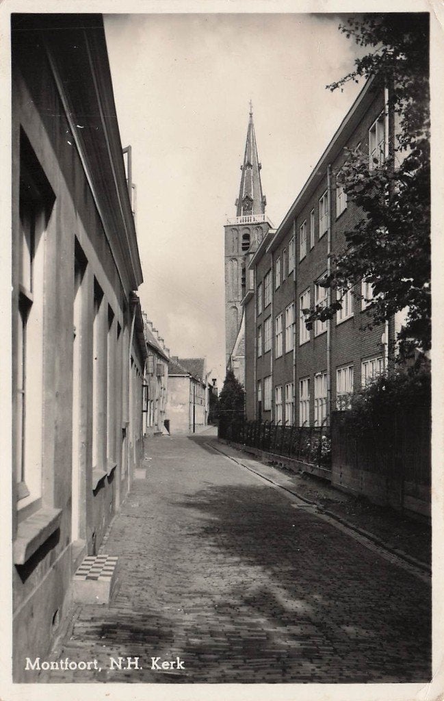 JP277 Montfoort NH Kerk 1951, Verzenden, 1940 tot 1960, Gelopen, Utrecht